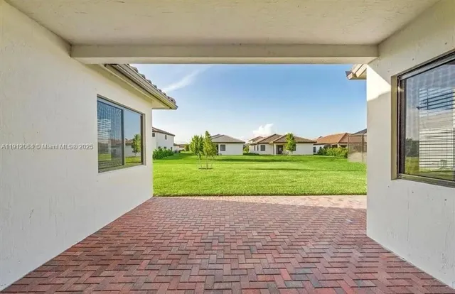 a view of outdoor space and yard