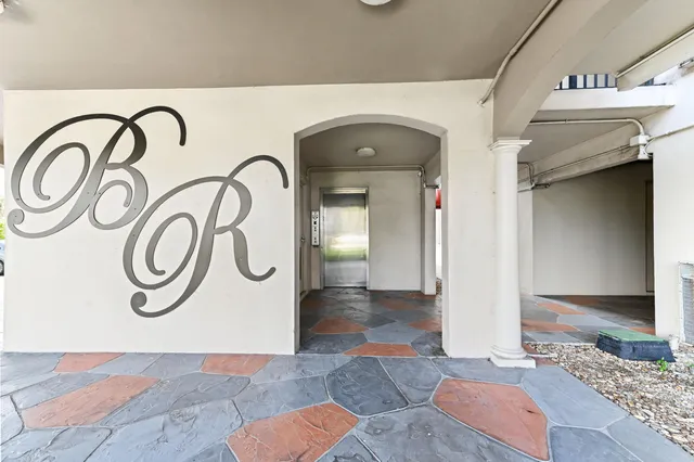 a view of an entryway door