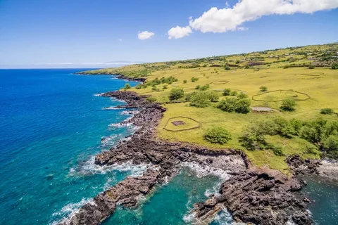 a view of a ocean with beach