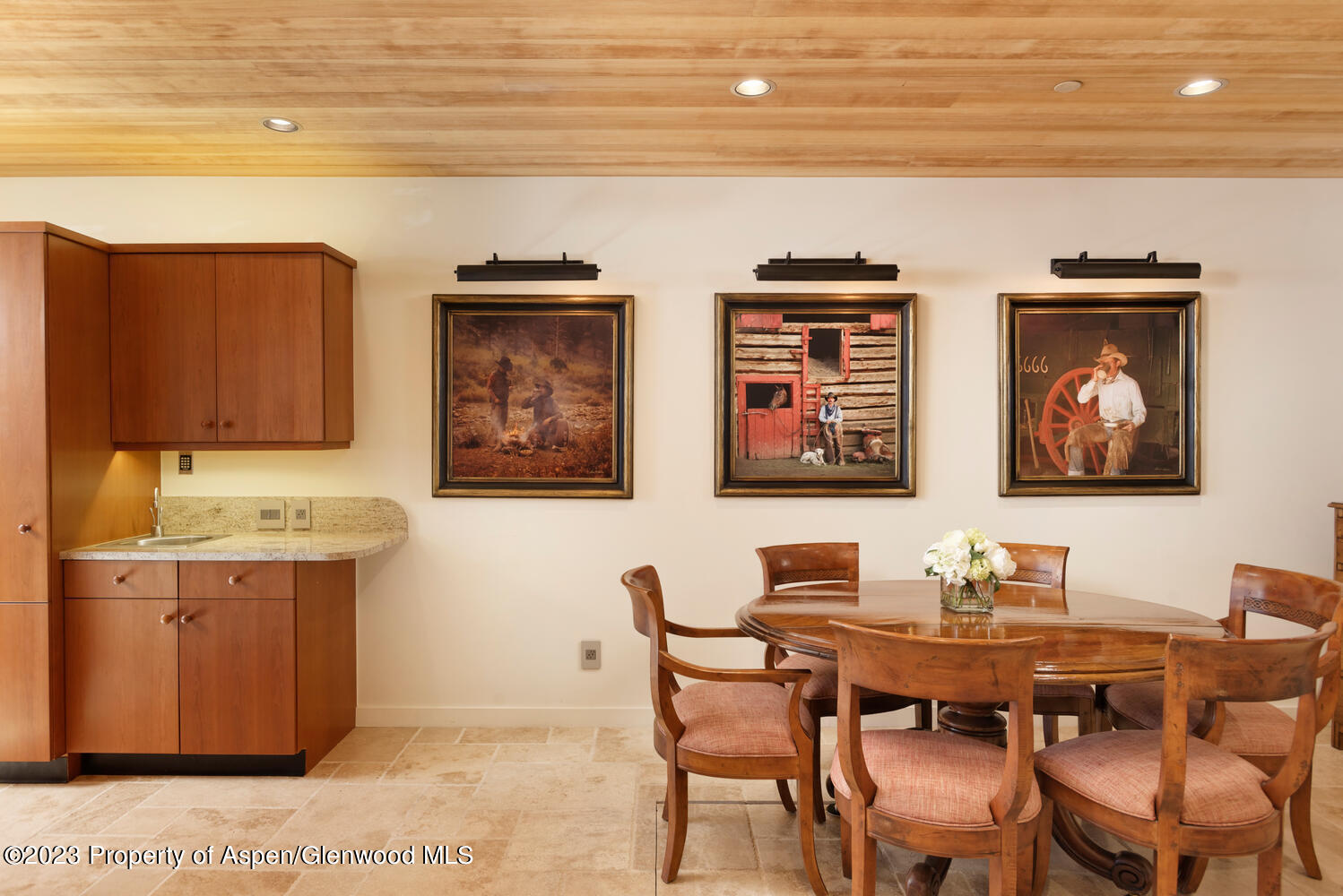 100 East Cooper Avenue, Unit 6 Aspen, CO 81611 - Photo 8 of 24 a dining room with wooden floor and breakfast area