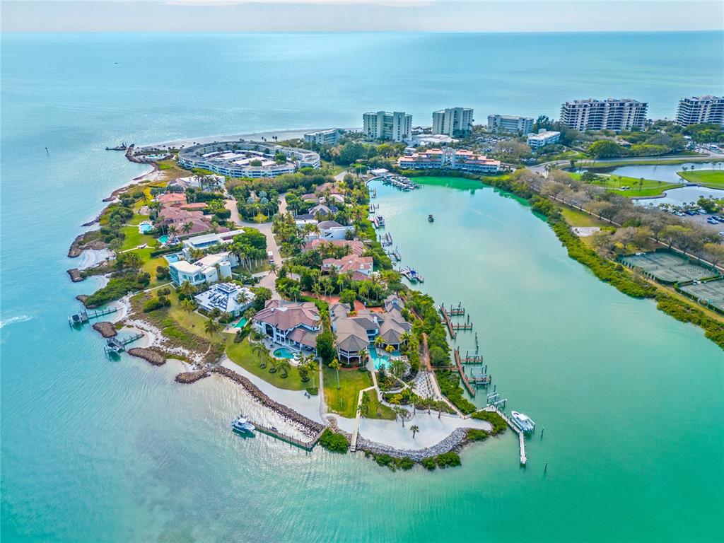 225 Sands Point Road, Unit 7101 Longboat Key, FL 34228 - Photo 37 of 44 a view of a lake with a city
