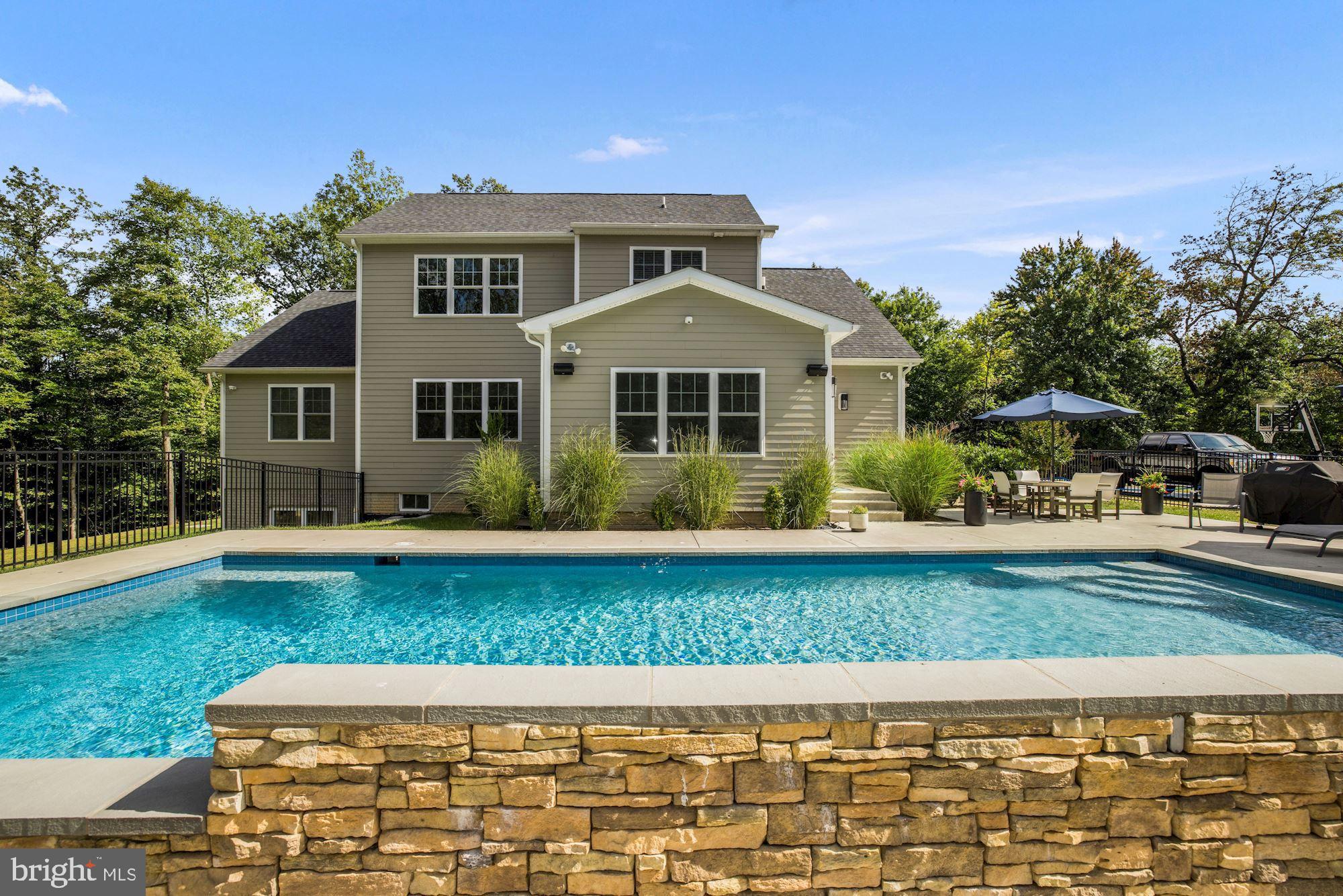 2221 Dixon Road Frederick, MD 21704 - Photo 46 of 77 Beautiful outdoor pool w/waterfall