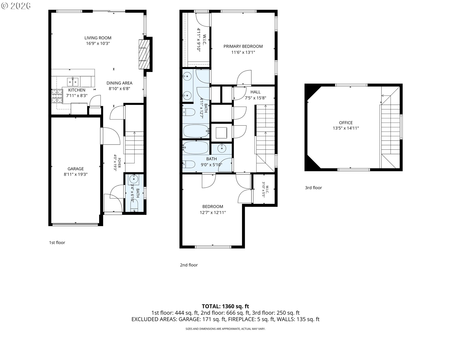 11352 Southwest Hallmark Terrace Tigard, OR 97223 - Photo 29 of 29 Floor Plan