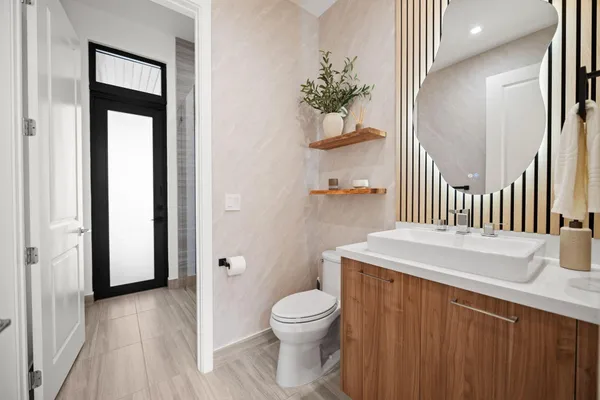 a view of storage and utility room with washer and dryer