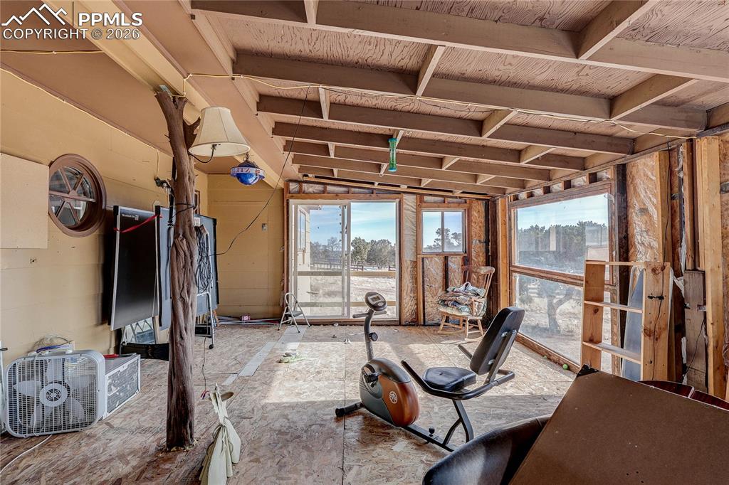 952 Twin Lakes Road Walsenburg, CO 81089 - Photo 20 of 34 a view of a room with gym equipment