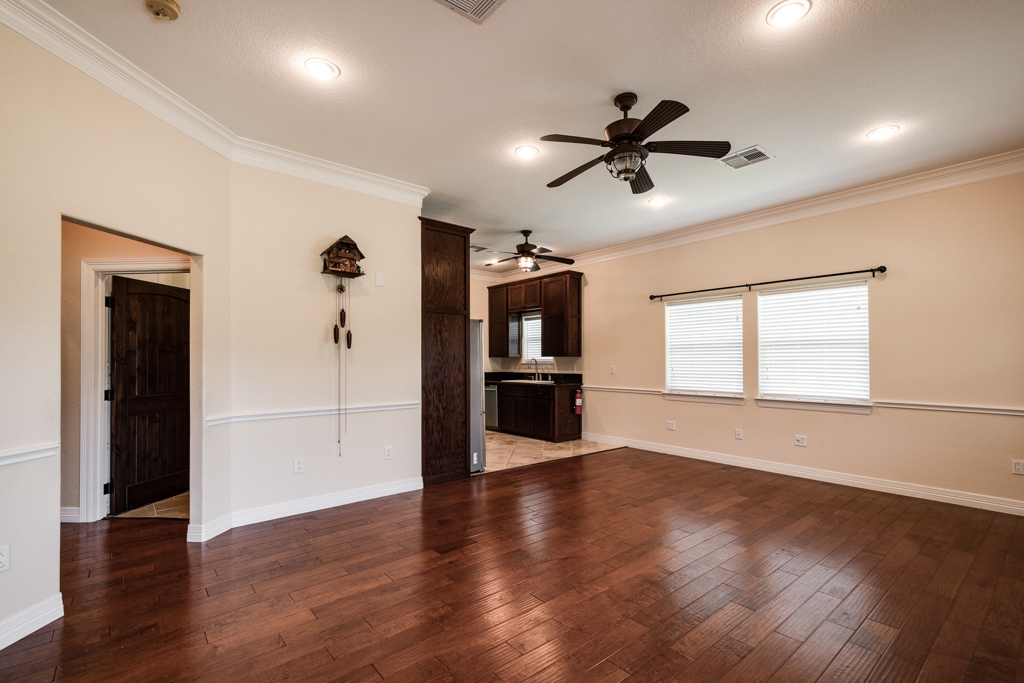 14328 Fm 2354 Rd Beach Baytown, TX 77523 - Photo 26 of 47 an empty room with wooden floor closet and windows