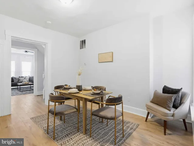 a view of a livingroom with furniture and a couch