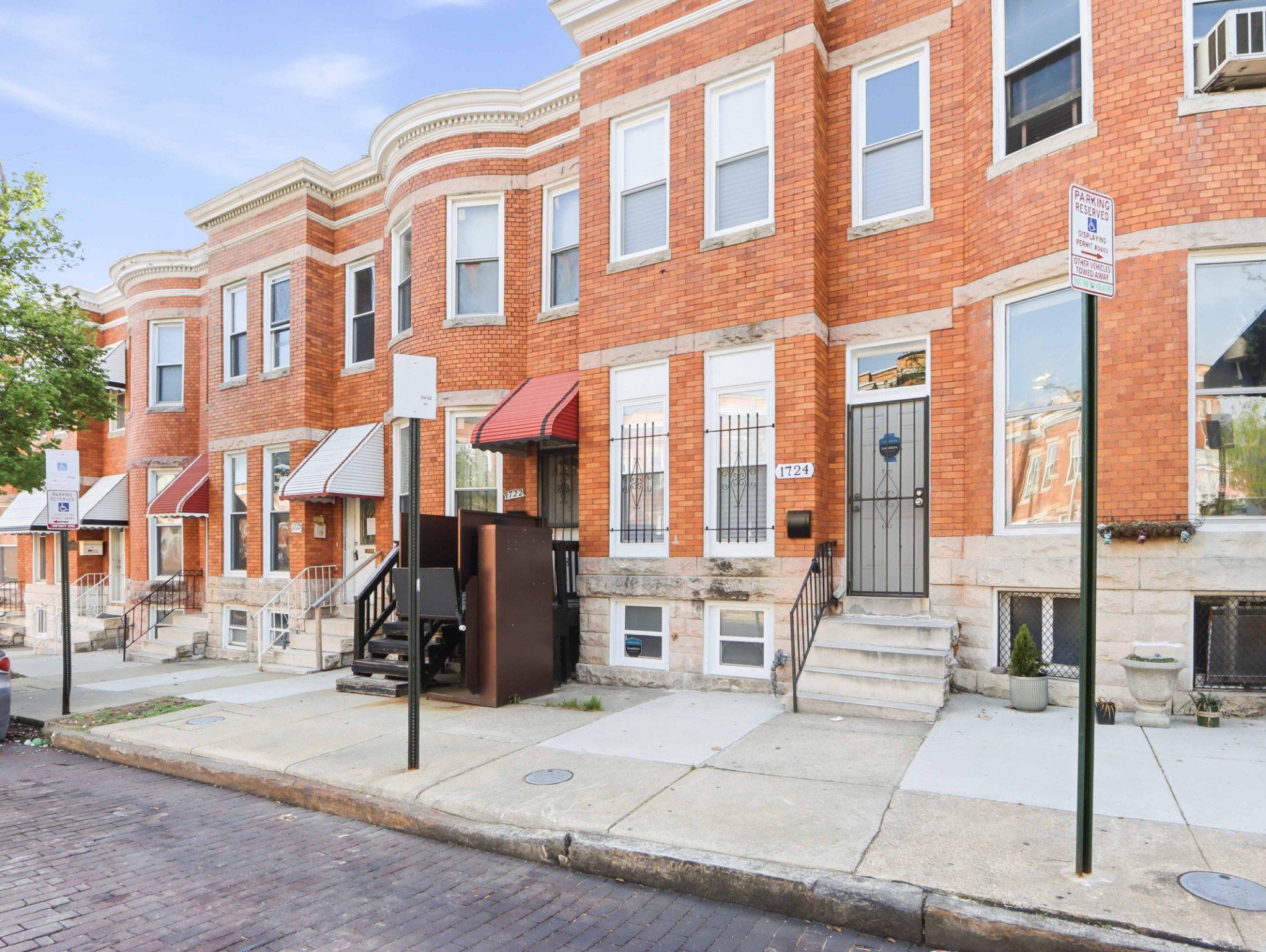 1724 North Payson Street Baltimore, MD 21217 - Photo 4 of 41 Charming brick row homes on a sunny street.