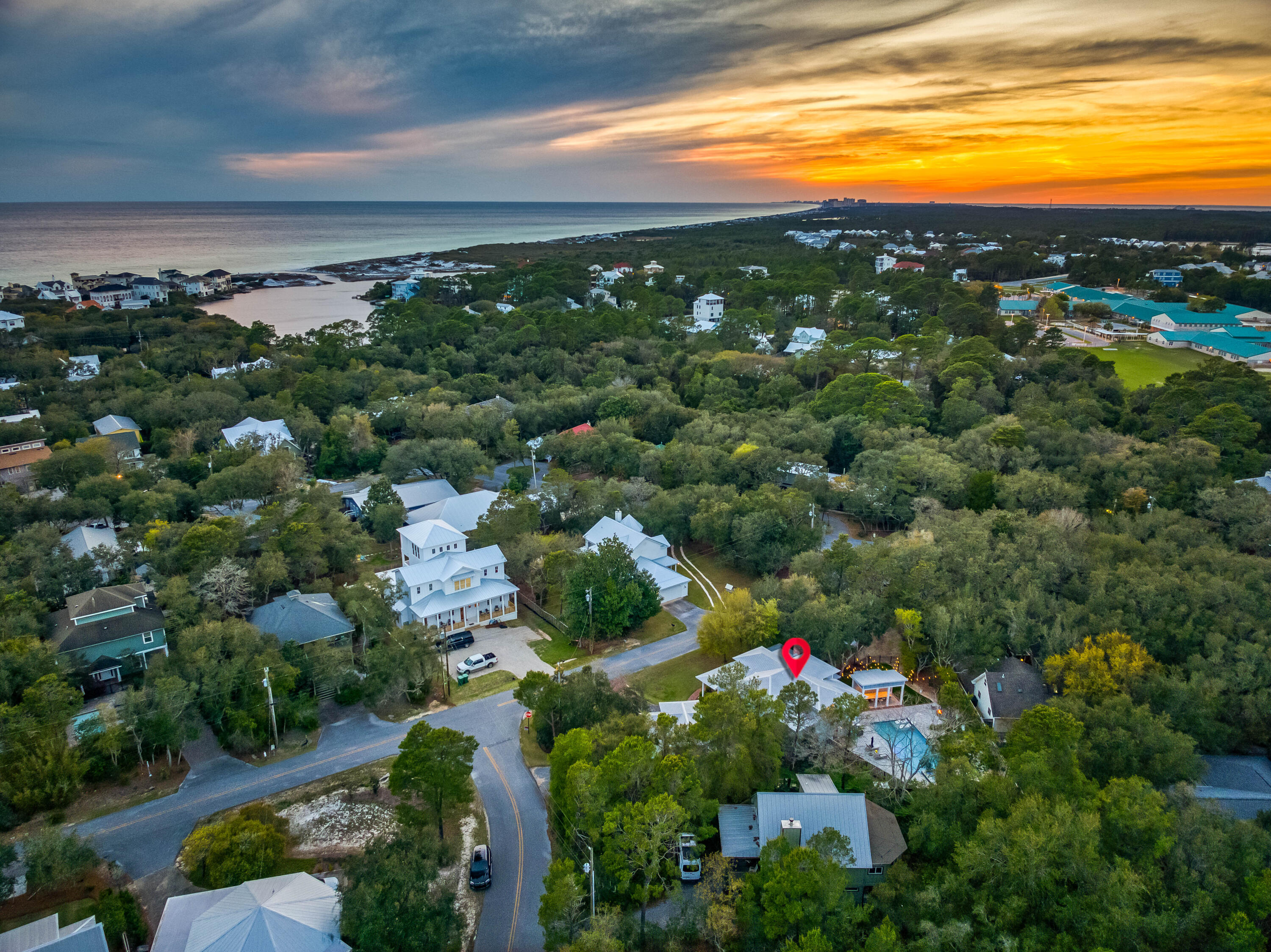 184 Crescent Road Santa Rosa Beach, FL 32459 - Photo 6 of 61 a view of city and ocean