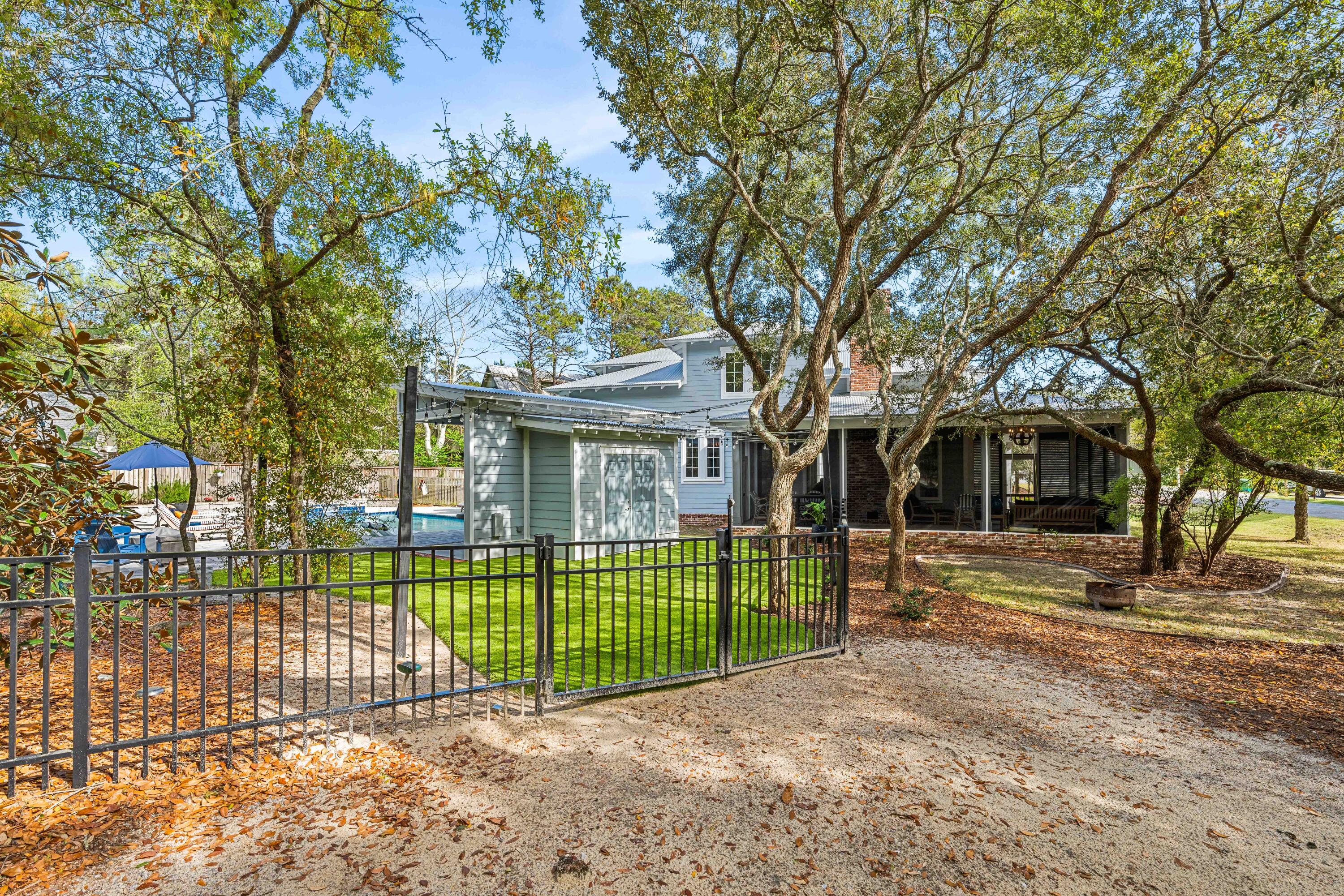 184 Crescent Road Santa Rosa Beach, FL 32459 - Photo 61 of 61 a view of a yard in front of a house