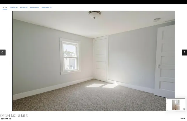 a living room with a window