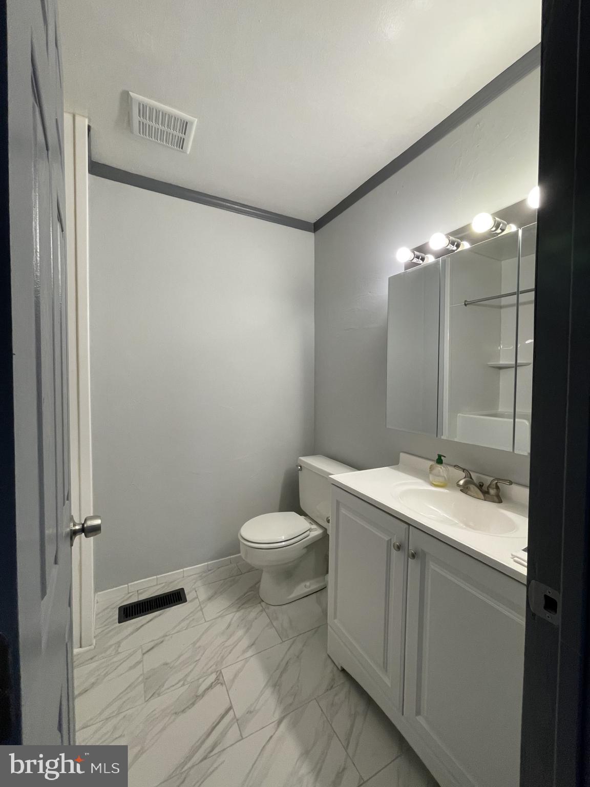 6 Ridgelawn Road, Unit C Reisterstown, MD 21136 - Photo 24 of 28 a bathroom with a sink and a mirror