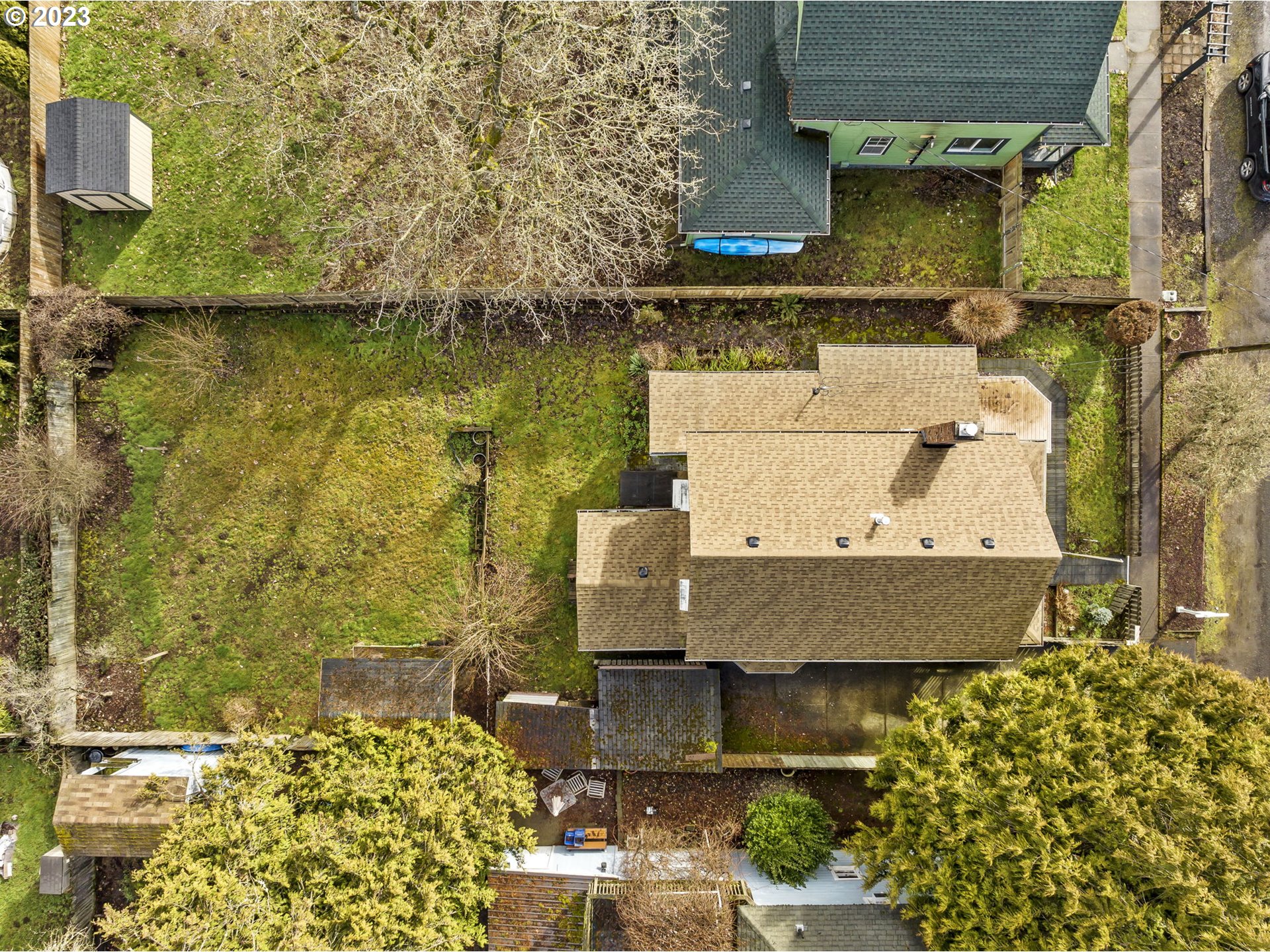 108 South 4th Avenue Ridgefield, WA 98642 - Photo 30 of 32 an aerial view of a house with a yard