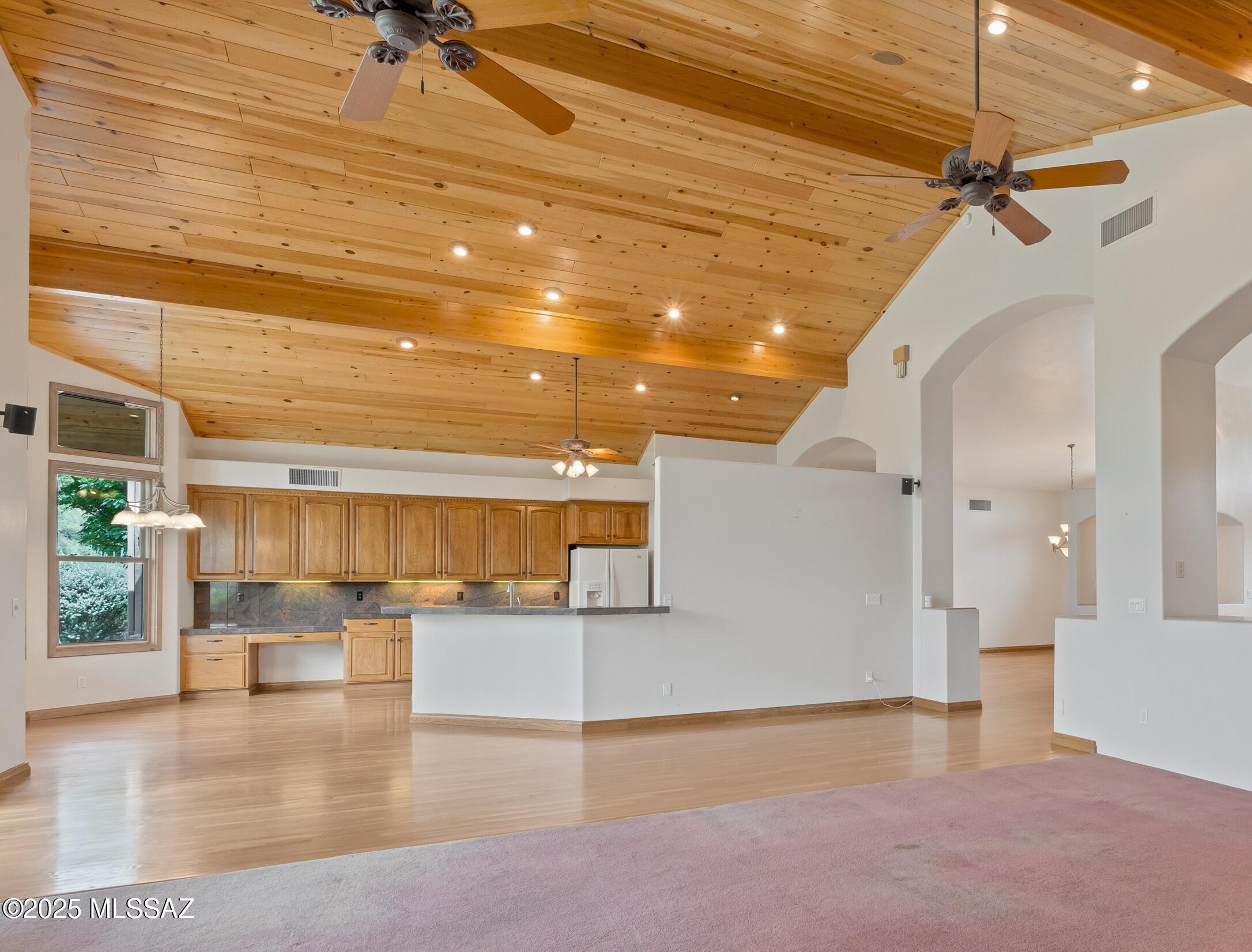 4001 North Harrison Road Tucson, AZ 85749 - Photo 11 of 50 a view of a living room and a garage