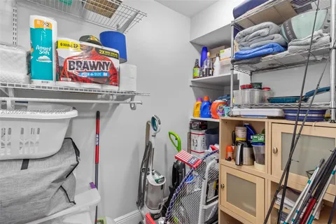 a view of storage and utility room