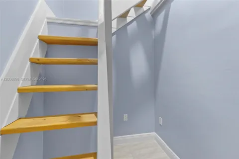 a bathroom with a tub