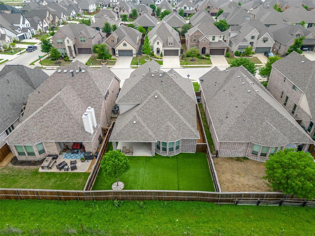 3044 Bold Ruler Road Celina, TX 75009 - Photo 26 of 36 an aerial view of a house