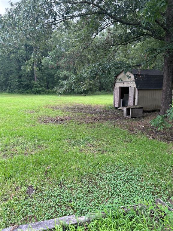 1330 Palmetto Road Benton, LA 71006 - Photo 12 of 13 View of green lawn featuring a shed