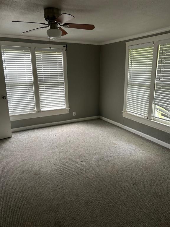 1330 Palmetto Road Benton, LA 71006 - Photo 9 of 13 Unfurnished room featuring ceiling fan and light carpet