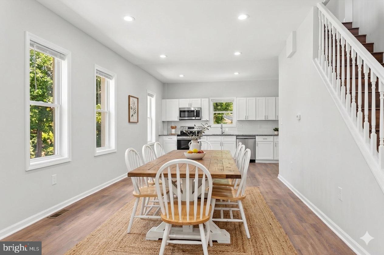 1131 Parker Street Chester, PA 19013 - Photo 7 of 34 Virtual Staged Dining Room / Kitchen
