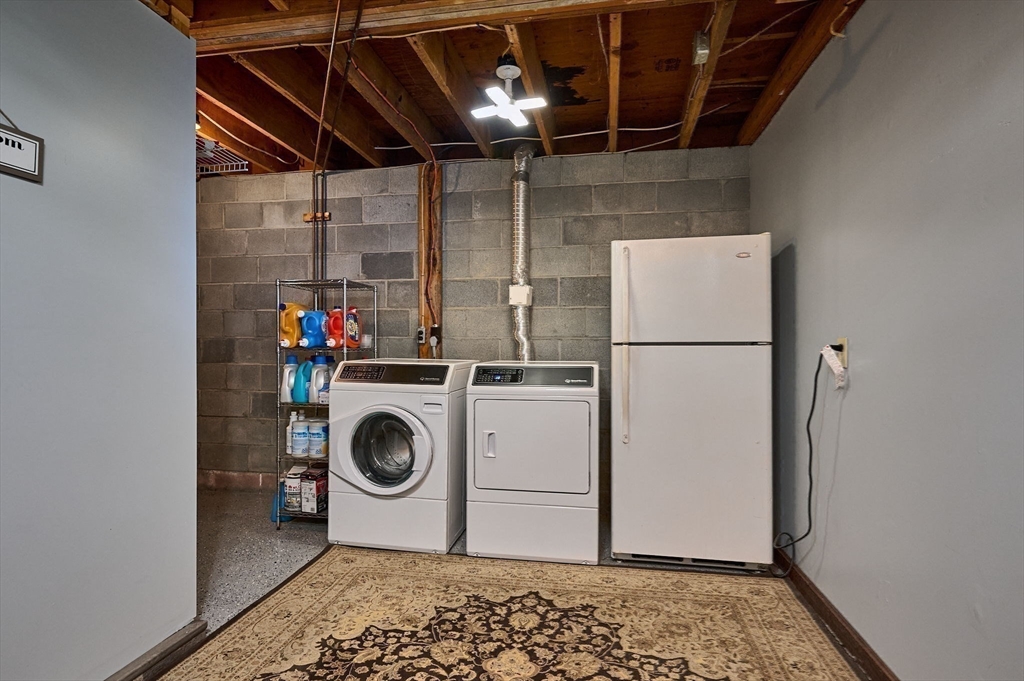 14 East Hawley Road Charlemont, MA 01339 - Photo 33 of 42 a utility room with dryer and washer