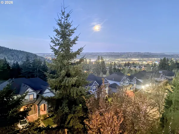 a view of a lake in middle of forest