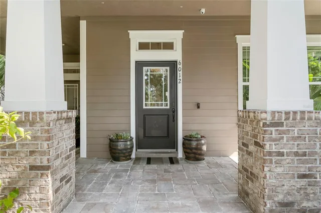 a view of a entryway door of the house
