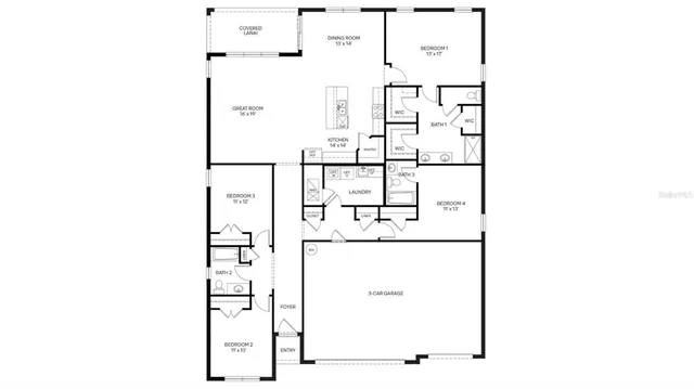 a picture of a floor plan