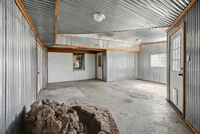 a view of a house with a patio