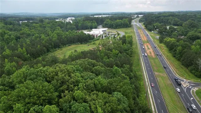 a view of a city from a balcony