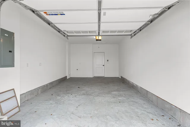 a view of a room with an entryway