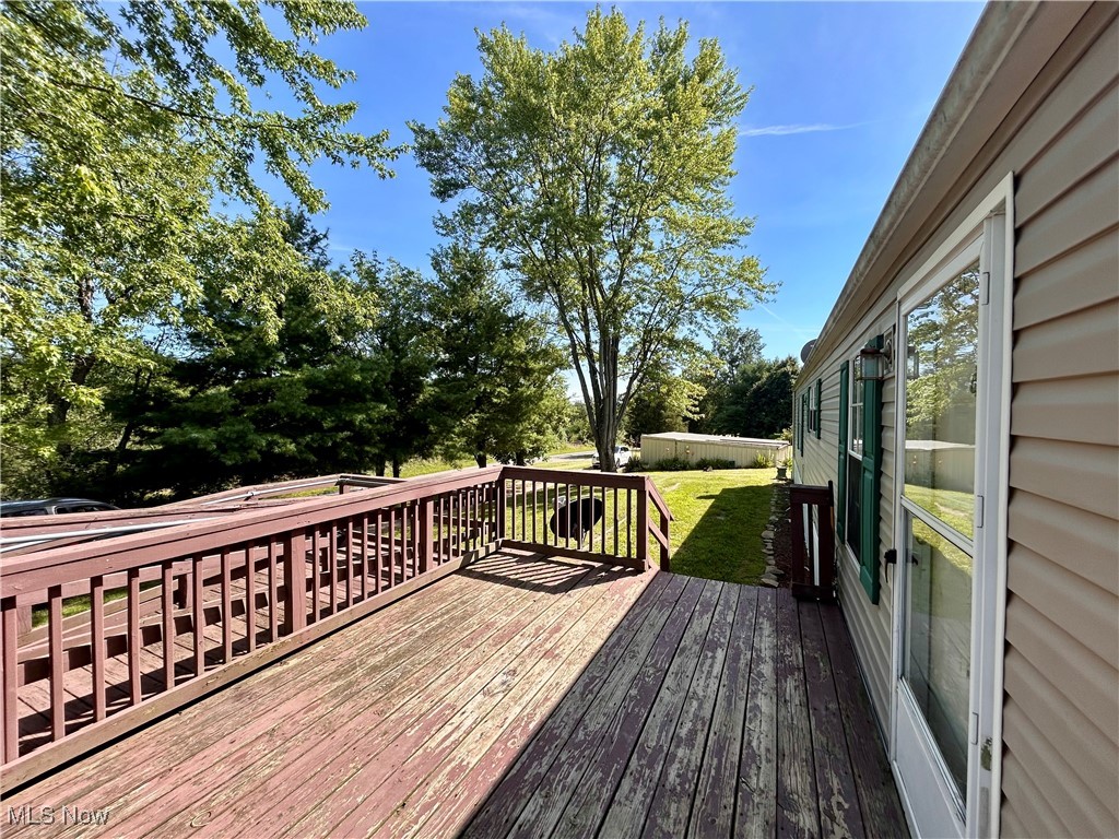 84550 Snyder Road Jewett, OH 43986 - Photo 16 of 21 Wooden deck with a lawn