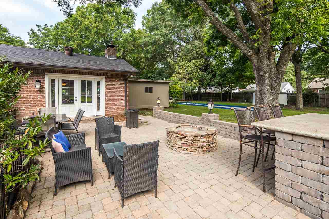 1057 Dearing Road Memphis, TN 38117 - Photo 23 of 25 Another view of this stunning patio. It's right off the back den door, so it's an ideal flow for cooking out and entertaining.