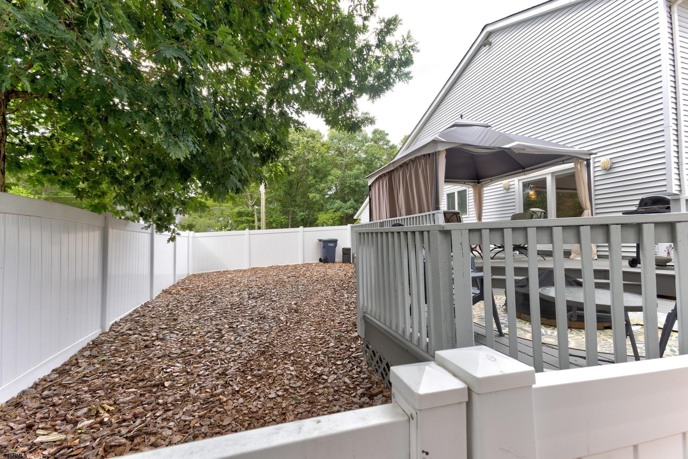 816 Chelsea Road Absecon, NJ 08201 - Photo 36 of 41 a backyard of a house with wooden fence