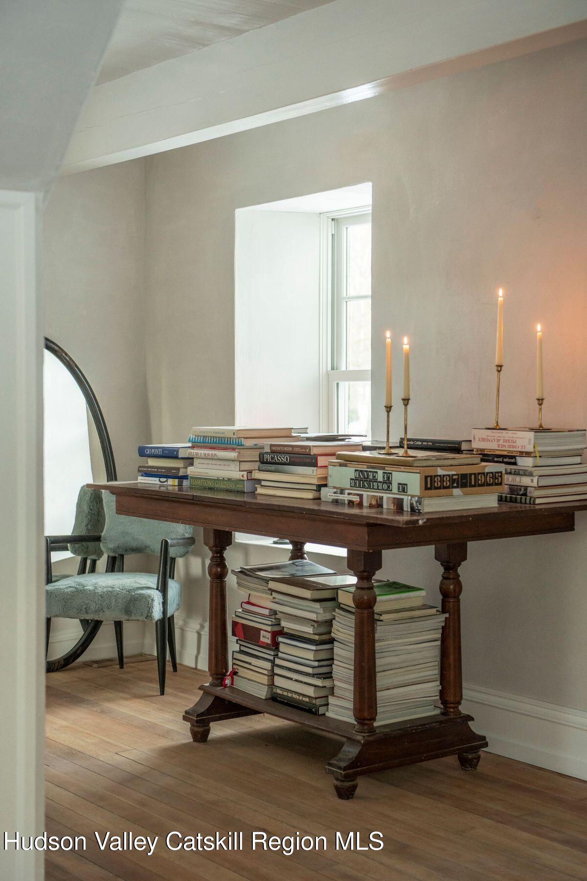 401 Buck Road Stone Ridge, NY 12484 - Photo 18 of 32 a kitchen with a sink cabinets and wooden floor