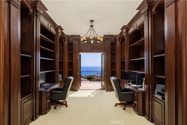 a view of an ocean from a balcony