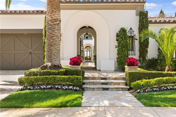 a view of a hallway view with staircase