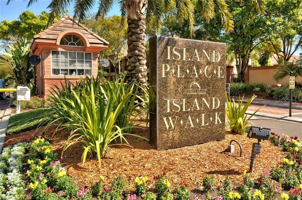 814 Normandy Trace Road, Unit 814 Tampa, FL 33602 - Photo 1 of 1 ISLAND PLACE AND ISLAND WALK ENTRANCE