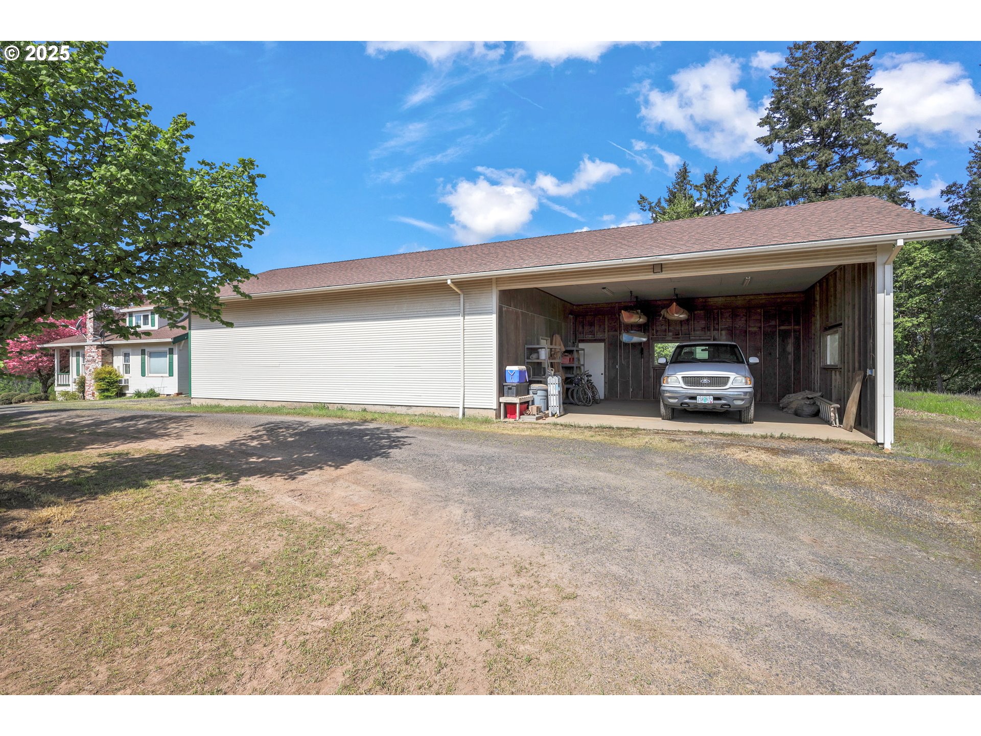 48025 Northwest Strohmayer Road Forest Grove, OR 97116 - Photo 28 of 30 a view of a car garage