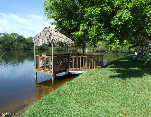 a view of outdoor space and deck