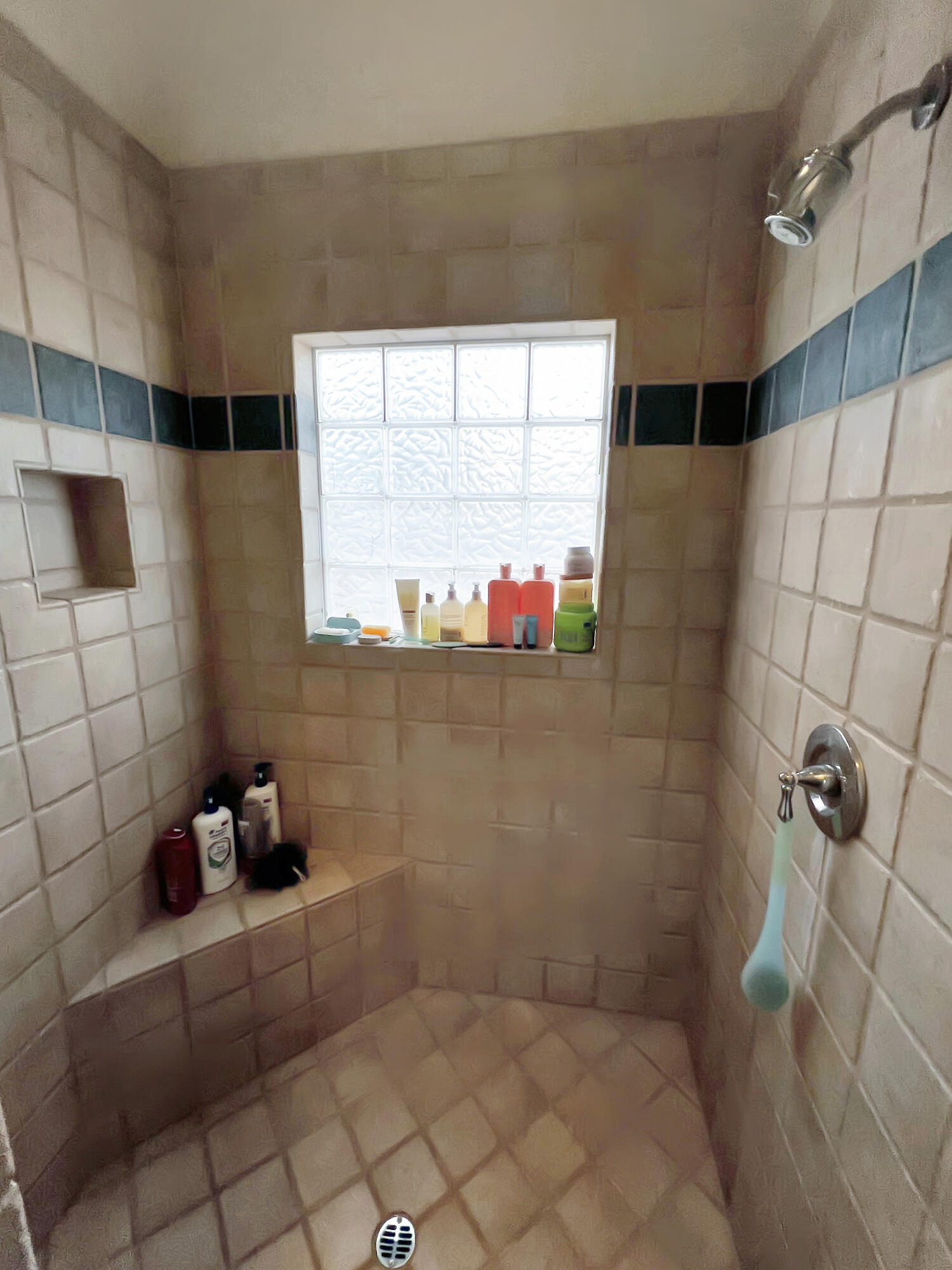12928 Agua Cayendo Road Desert Hot Springs, CA 92240 - Photo 9 of 21 a bathroom with a shower