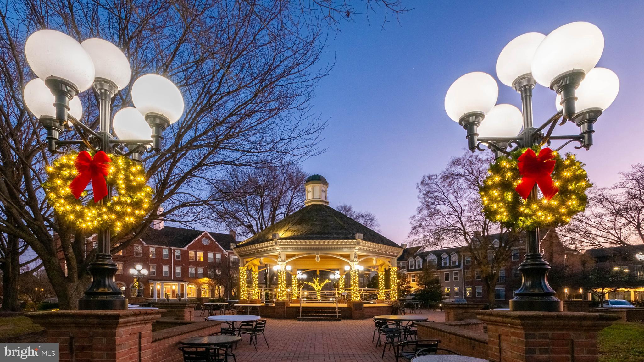 3030 Mill Island Parkway, Unit 109 Frederick, MD 21701 - Photo 20 of 20 a view of a lobby with a chandelier and a tree