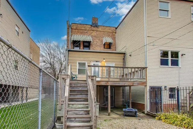 a view of a house with a balcony