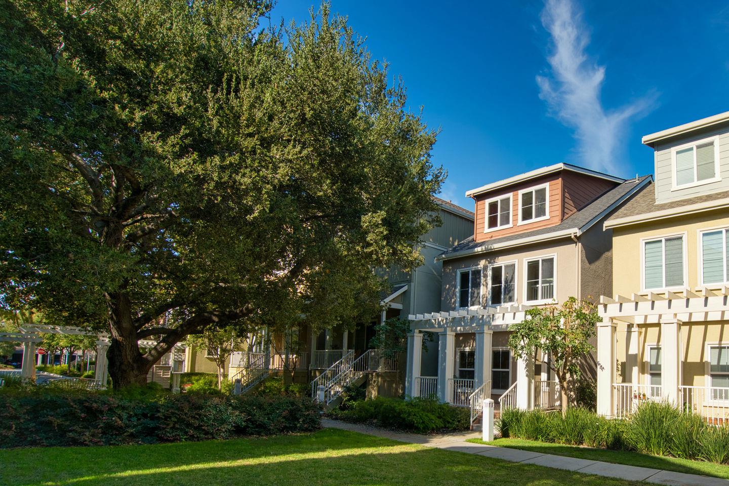 129 Azalea Drive Mountain View, CA 94041 - Photo 4 of 53 a front view of a building with trees