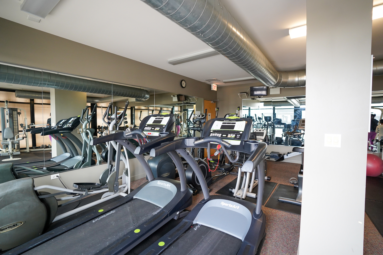 1069 West 14th Place, Unit 303 Chicago, IL 60608 - Photo 21 of 26 a view of a room with gym equipment