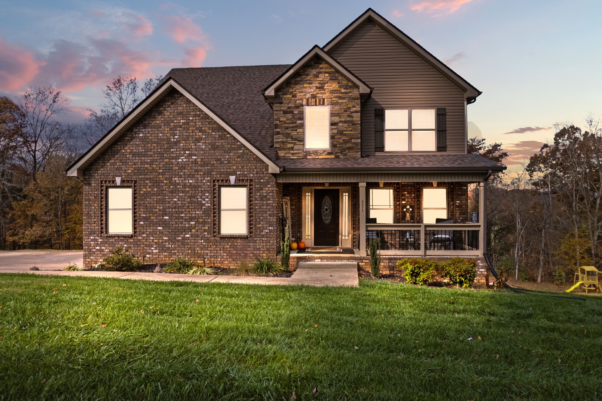 671 Salem Ridge Road Clarksville, TN 37040 - Photo 1 of 44 front view of a house with a yard