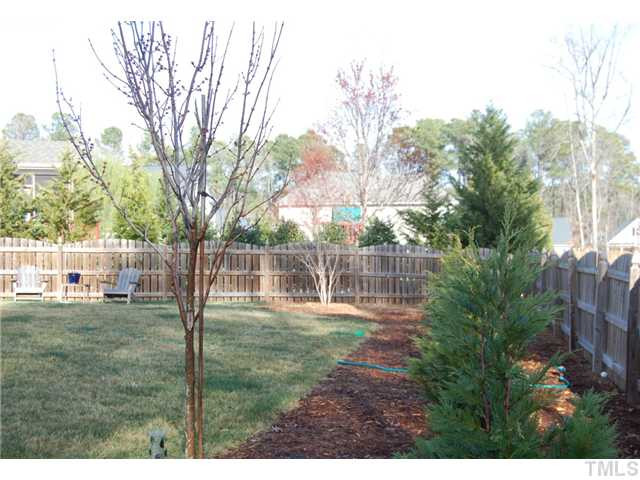 8413 Dunnington Circle Raleigh, NC 27613 - Photo 16 of 21 Mulch added to dress-up well manicured lawn. Exterior Back