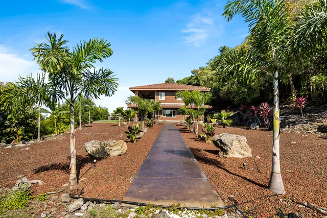 a view of outdoor space yard deck patio and outdoor kitchen