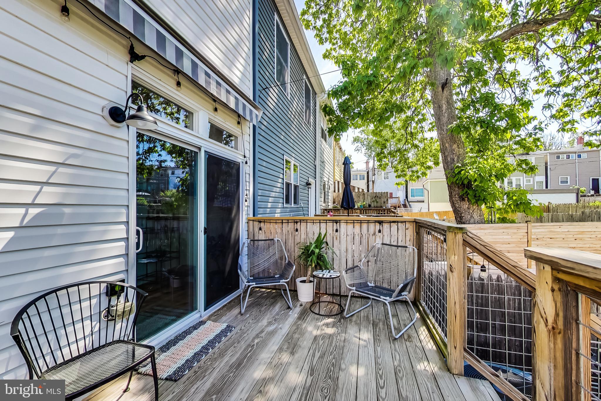 808 Decatur Street Northwest Washington, DC 20011 - Photo 40 of 56 back deck