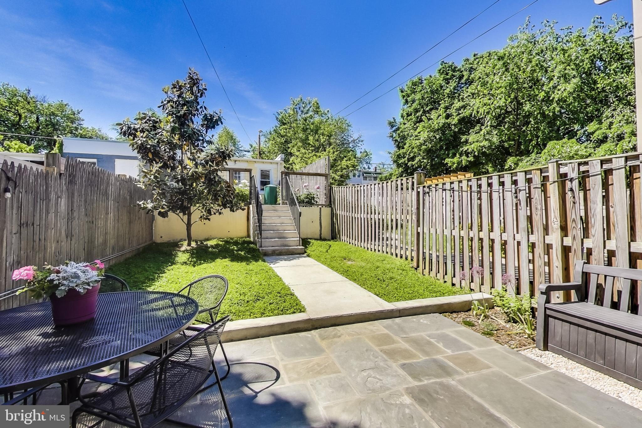 808 Decatur Street Northwest Washington, DC 20011 - Photo 44 of 56 flagstone patio and yard